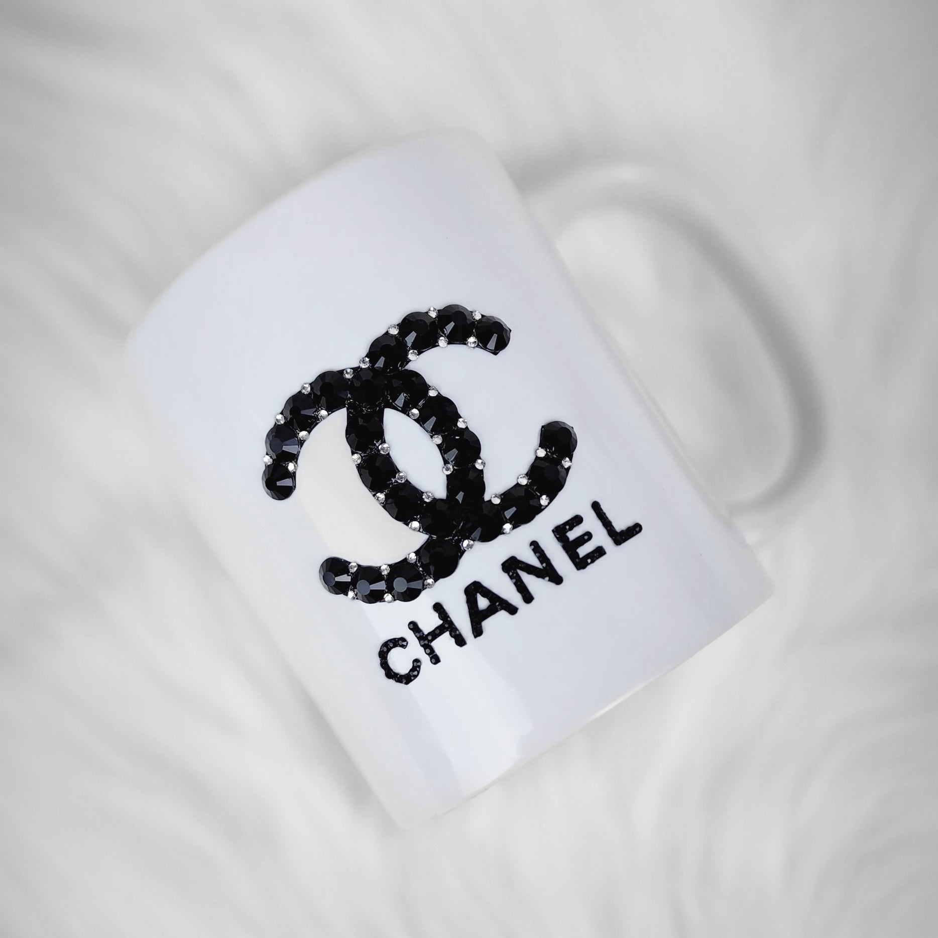 Black Chanel Coffee Mug