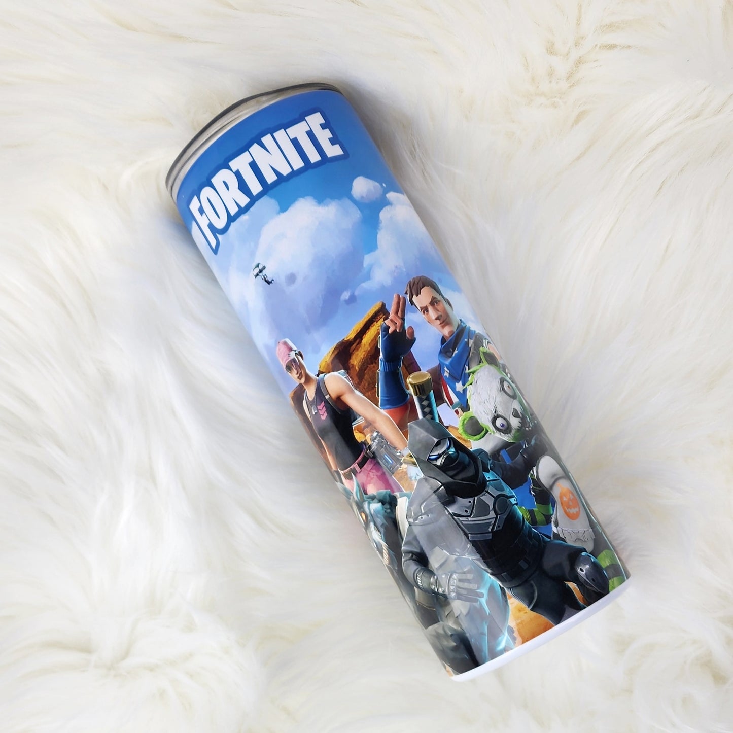 950ml Fortnite water bottles Available - Glitter Decor NZ
